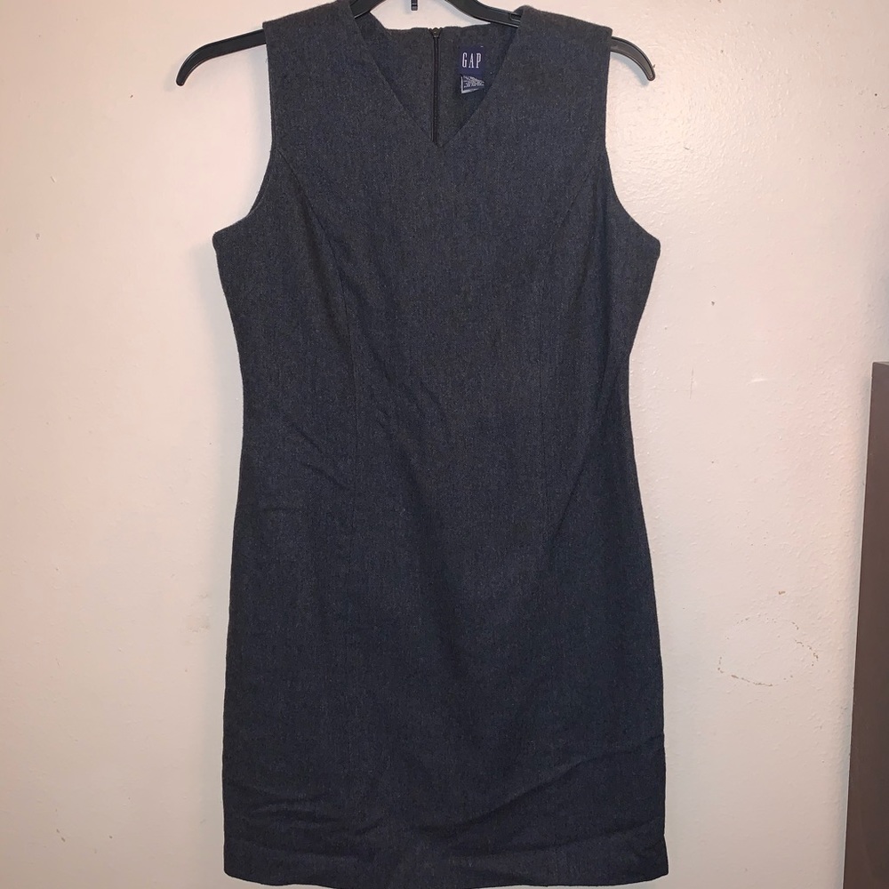 GAP Wool Grey Sheath Dress